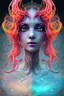 Placeholder: Expressively detailed and intricate calligraphy ink painting of a hyperrealistic “Spider Girl”: dripping colorful paint, cosmic fractals, dystopian, dendritic, stylized fantasy polygon art by WLOP, artgerm, peter mohrbacher, artstation: award-winning: professional portrait: atmospheric: commanding: fantastical: clarity: 16k: ultra quality: striking: brilliance: stunning colors: amazing depth: masterfully crafted.