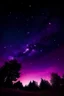 Placeholder: A portrait of a purple night sky with stars everywhere