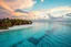 Placeholder: Ultra realistic photo of a secluded tropical island paradise, pristine white sand beaches, turquoise crystal-clear water, luxurious beachfront villas surrounded by palm trees, dramatic sunset sky, enchanting atmosphere, cinematic composition, highly detailed tropical scenery, HOF, full size, (((realism, realphoto, travel photography, professional photographer, captured with professional DSLR camera, 64k, photorealistic, ultra detailed, masterpiece)))
