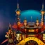 Placeholder: fullbody Drawing of 'sketch of steampunk Castle',intricate detail,andrea bonelli,Kilian Eng,Ohrai,evan lee,Aleksandr Sidelnikov,KyuYong Eom,three quarters frontal aerial view,toned colors,32k