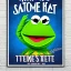 Placeholder: Kermit the Frog in a Saturday Night Fever dream movie poster