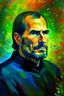 Placeholder: Portrait of Steve job in van goh style