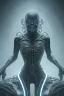 Placeholder: evil berserker, alien, tron, 8k, finely detailed, photo realistic, gothic, hr giger