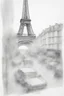 Placeholder: A rough pencil sketch of the Eiffel Tower