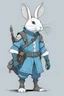 Placeholder: humanoid field rabbit dnd in light blue