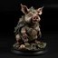 Placeholder: a statuette of a grotesque eldritch pig cult