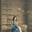 Placeholder: As the music begins, a young woman sits alone in a dimly lit room, surrounded by stacks of dusty books and papers. She looks lost in thought, her eyes fixed on a single spot on the wall as she listens intently to the low-quality recording on the tape player in front of her.