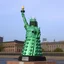 Placeholder: a Dalek dressed as the statue of liberty