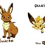 Placeholder: Create an eeveelution with ground/rock-like features on its body
