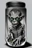 Placeholder: 1975 gollum in a jar surrealistic very attractive beautiful cute psychedelic hyperrealistic colorful cartoon dark comic colorful film noir pen pencil charcoal retro vintage art deco gothic fantasy view intricate detailed masterpiece art by gerald scarfes