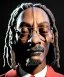 Placeholder: Snoop Dogg, burning marijuana with, dollars, hyper realistic,