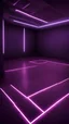 Placeholder: Hyper Realistic purple & maroon neon floor in a dark room