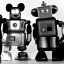 Placeholder: Old photo of robots and sooty and sweep