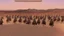 Placeholder: desert, comic style warriors from behind