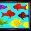 Placeholder: fish pop art