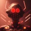 Placeholder: portrait painting of a cyberpunk red robot spider, ultra realistic, intricate details, ultra highly detailed, shiny, smooth, studio quality, octane render, Surrealism, Triadic colour scheme,glow-stick, ambient lighting,nightclub lighting, polaroid, 100mm, --ar 1:1 --v4