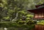 Placeholder: a ancient japanese temple in the middle of a forest mear a small river, extremely highly detailed, high quality, 8k hdr, octane render, unreal engine 5, hyperrealistic, concept art, trending on artstation, dramatic lighting, cinematic, high coherence, path tracing, ruins, clouds in the sky, singular building, centered