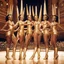 Placeholder: Radio City Music Hall Rockettes performing in ancient Egypt