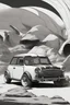 Placeholder: mini cooper future as prehistoric design