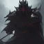 Placeholder: evil king in black metal armor, angry, emperious, 8k resolution concept art portrait by Greg Rutkowski,