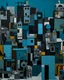 Placeholder: A bluish dark gray chaotic stronghold made out of iron painted by Stuart Davis