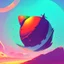 Placeholder: stylized planet, no background