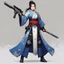 Placeholder: The guardian stands tall, Kimono turned combat gear, Beauty wields power. A weapon in each hand: Skillful hands at work,Firearm and blade in balance, Enforcer's resolve. Her strength emanates, Ancient grace meets modern might, she attacks