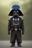 Placeholder: Darth Vader toddler, full body, bokeh, hyper realistic