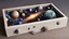 Placeholder: a box 10 cm long by 5 cm wide and 25 cm high, space, planets, aliens, and more beautiful, realistic