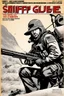 Placeholder: SNIFFIN’ GLUE magazine illustration cover by Henry A. Ogden: special issue #42 on sniper action and weaponry. guest star: Sergeant JT Sanborn, The Hurt Locker.