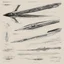 Placeholder: ConceptSheet by Jean-Claude Mézières: A document showing a boomerang spinoff: coming from Valerian and Laureline this one is a deadly piece of weaponry ; it is used mainly by the sketches thrown up to 30 mph to decapitate even the strongest biggest enemy and also it brings back the head for a trophy