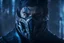 Placeholder: Sub Zero in a mega cool white iron super suit with spikes on his arms and shoulders, hdr, (intricate details, hyperdetailed:1.16), piercing look, cinematic, intense, cinematic composition, cinematic lighting, color grading, focused, (dark background:1.1)