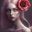 Placeholder: red roses beautiful girl,utra realistic,highly detailed, masterpiece, delicate detailed, sharp focus, insanely detailed, fantasy art, royalistic,elegant, fog, Special Lighting, Vibrant, color Scheme, forest, unreal engine, trending on artstation, ultra photoreal, --s 700