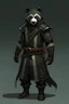 Placeholder: Panda Rogue male, black clothes,