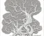 Placeholder: Vector tree illustration white background die cut