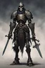 Placeholder: dark age armored skeleton knight , death incarnate