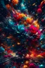 Placeholder: "Generate a captivating digital 3d , 8k realistic abstract image where a vivid explosion of images bursts forth, weaving together elements of demons, tattoos, flowers, and storms