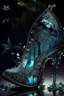 Placeholder: dark fantasy, intricate cover, a whimsical fairytale, shoe made of glass