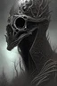 Placeholder: sleepy hollow headless horseman by h r Giger, Tim burton, junji ito, dystopian surrealism, dark horror fantasy, hdr, artstation intricate details, demonic, dark art, dark noir, neoclassical gothic horror