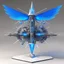 Placeholder: [3d isometric view complemented by diagrams and technical blueprints by Russ Meyer] a Faerie Made of Technology Name: Tech-Faerie X-23 Composition: Nanotech particles forming a humanoid shape Height: 12 inches Wingspan: 8 inches Material: Conductive polymers for body structure Power Source: Miniature fusion reactor for energy supply Propulsion: Micro-thrusters embedded in wings for flight Sensors: Optical sensors for visual input, infrared sensors for heat detection Communication: Wireless tran