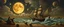 Placeholder: master oil painting by Rembrandt, good afternoon clay moon chill hyper bigger than life zebra dream smoking trickster golem peeking out of a sand twister whirlwind cocoon, all inside a bottle ship and there are lotsa huge glassy marbles