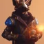 Placeholder: A steampunk soldier Armor wearing Fox,cyberpunk, ultra realistic,shiny, smooth, studio quality, octane render, Surrealism, Triadic colour scheme,ambient lighting polaroid, 100mm