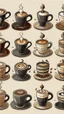 Placeholder: Pictures of coffee in different styles