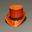 Placeholder: A orange Snake wearing a top hat