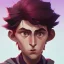 Placeholder: Portrait of a 9 year old strange haired wizard boy Nick Harris style