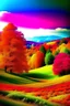 Placeholder: Beautiful colourful landscape