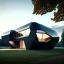 Placeholder: Perspectiva Casa campestre estilo Zaha Hadid