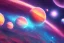 Placeholder: Blue waves on alien planet pink solar system