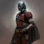 Placeholder: portrait of a mandalorian bounty hunter from star wars expanded universe by greg rutkowski, highly detailed portrait, digital painting, artstation, concept art, smooth, sharp foccus ilustration,