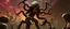 Placeholder: Leshy in the style of fallout 4 and Escher and Giger